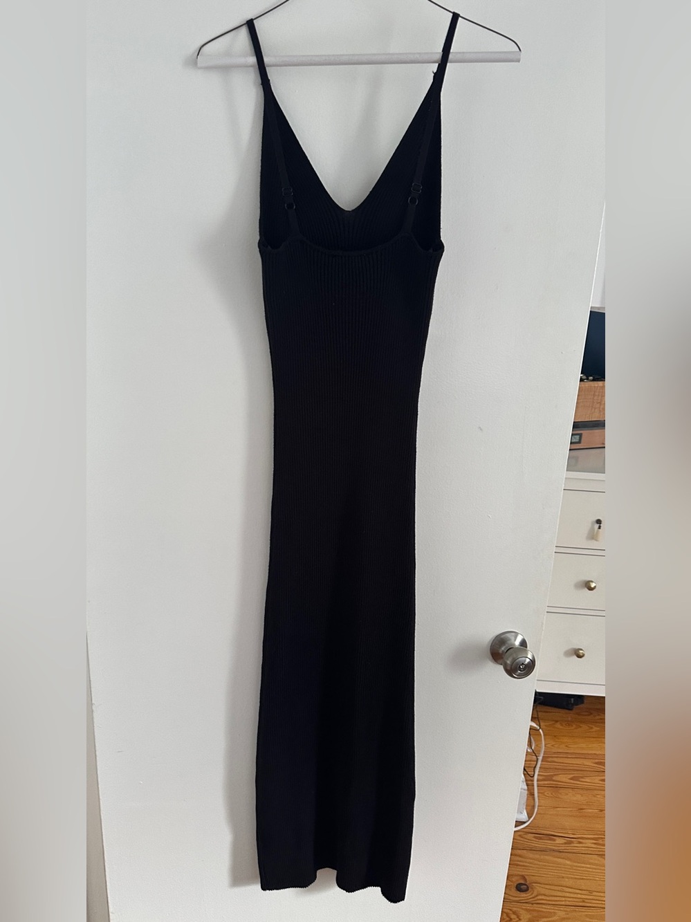 Knit Ribbed Midi Dress - Picture 3 of 6